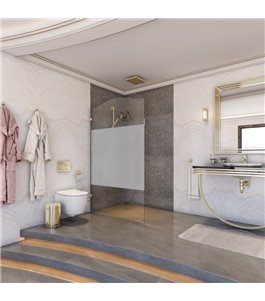 Walk In Dusche Royal 12-Gold-Blinds