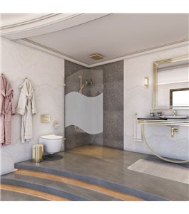 Walk In Dusche Royal 12-Gold-Billow