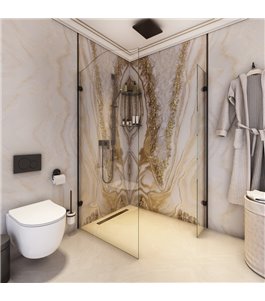 Walk In Dusche Regal 14-Chrom-Klarglas