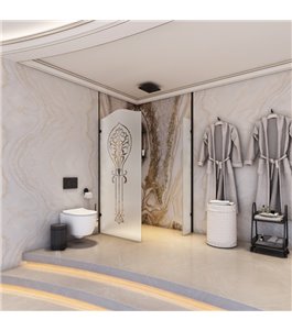 Walk In Dusche Regal 14-Schwarz-Blooming