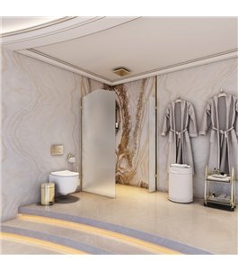 Walk In Dusche Royal 14-Gold-Satino