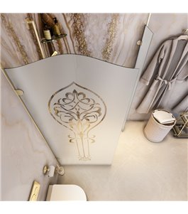 Walk In Dusche Royal 14-Gold-Blooming